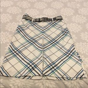 plaid skirt